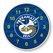 Parramatta Eels NRL 30cm Team Logo Wall Clock Mother's Day Sale