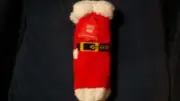 Christmas Kids Red Sherpa Socks Size 8-10.