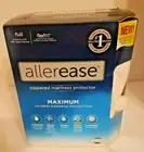 AllerEase FlexFit Maximum Mattress Zip Allergy Protector | Full 75" x 54" White