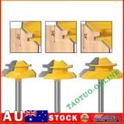 Woodworking Tool Router Bits Milling Cutter 45° Durable Lock Miter Router Bit