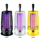 LED Bug Zapper Mute Electric Shock Mosquito Killing Lamp Safe for Summer Outdoor