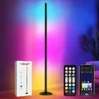 RGB Floor Lamp, 2400 Lumen Smart RGB LED Corner Lamp with APP and Remote Cont...