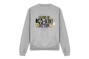 SpongeBob SquarePants Unisex Adult Legend Of Boo-Kini Bottom Sweatshirt (Sport Heather) - UTTV12601