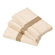 150Pcs Craft Sticks 6" x 0.71" Ice Cream Sticks Wooden Wax Sticks for Craft