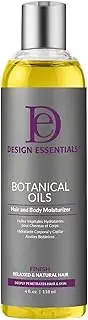 Design Essentials Botanical Oils for Dry, Damaged, Brittle Hair & Skin Repair, Results in 1 Use-4oz.