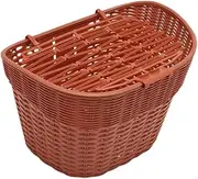 yuksok Front Bicycle Basket Handlebar Basket Bike Vegetable Carrying Case Carrier for Mountain Bikes Bag Food Shopping Riding