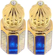 SOESFOUFU Travel-sized Essential Oil Roller Bottles 2 Pack 6ml Glass Perfume Containers Roller Ball for Aromatherapy