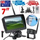 Wireless 7" Monitor Reverse Camera Caravan Bus Truck 12V Waterproof Night Vision