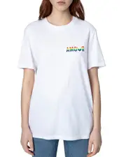 Zadig & Voltaire Tommy Amour Wings Flag T-Shirt