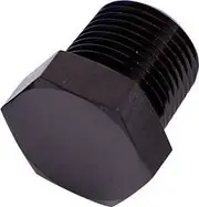 Aeroflow Npt Hex Head Plug 1/16" Npt Black 1/16" Npt Nos Radiator - AF933-01BLK