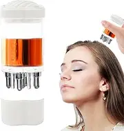 Hair Oil Dispenser - Women Hair Care Scalp Scrubber and Scalp Massager,Refillable Adults Hair Oil Brush Dispenser for Women, Adults, Friends