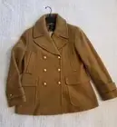 NEW WOMEN'S 2016 J CREW STADIUM CLOTH MAJESTY PEACOAT PEA COAT