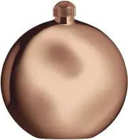 Alessi Shot Hip Flask Stainless Steel with PVD coating, Golden Pink, 5.25oz