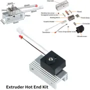 For Creality Ender-3 S1 3D Printer Extruder Hot End Kit Heat Sink Nozzle 0.4mm