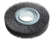 Lessmann - Wheel Brush D150mm x W30-32 x 50 Bore Set 3 Steel Wire 0.30