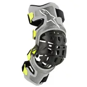 Alpinestars Bionic 7 Knee Set Silver/Yellow Large 6501319-195-L