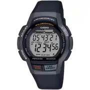 CASIO WS1000H-1AV Digital Black Resin 60 Lap Memory 100M Alarm 10 YR Sport Watch