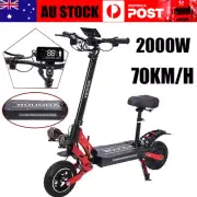 2000W 70KM/H Electric Scooter Portable 60KM Off Road Foldable Adult E-Bike