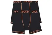 12 X Mens Jockey Performance Active Midway Micro Trunks Black Underwear
