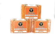 SUTEKI Herbal Soap Almond Natural Soap for All Types of Skins || Glycerin Base Soap || 100% Hand Made, 125 gm (Pack of 3)