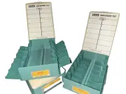 3 Vintage Kodak Kodaslide 35mm Slide Compartment File Storage Case Holder US NEW