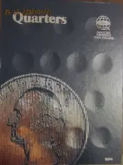 #9044 WHITMAN FOLDER FOR Quarters nodates
