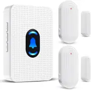 Door Chimes Wireless Doorbell Door Window Open Alarm Sensor Entry Ale...
