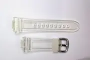 CASIO WATCH BAND: 10443538 BAND FOR BG-6900 White Clear RESIN BAND