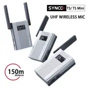 SYNCO WMic-TS UHF Wireless Microphone System Video Microphone 2*Transmitter Mic