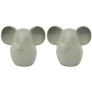 2x Urban Products Elephant Pot Plant/Garden/Shelf Ornament Decor Forest 10cm