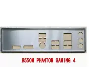 Shield I/O IO Backplate For ASRock B550M PHANTOM GAMING 4 Motherboard