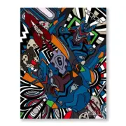 RADIO EVA 397 EVA Canvas Art (illustration)/Mark.06(Akiko Ban) From JP NEW