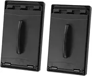 kowaku 2Pcs Guitar String Cleaner Portable Cleaning Cloths Universal for Mandolin Banjos String Instruments, Black