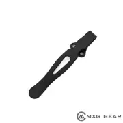 Black Titanium Deep Carry Pocket Clip Made For Spyderco Shaman Knife