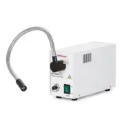 Amscope 60W LED Cold Fiber Optic Single Gooseneck Light Microscope Illuminator