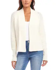 Karen Kane Open Front Ribbed Sweater