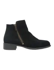 [Wide Steps] Lorenzo Boots in Black Suede