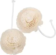 2pcs Artificial Flower Fragrance Diffuser Replaceable Faux Flower Heads for Essential Oil Diffuser Elegant Decor for Home Office and Car Durable Cotton Rope Design