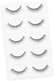SAFIGLE Natural Bulk False Eyelashes Comfortable Manmade Fiber Makeup Eyelash Extensions for Daily Wear Parties and Special Occasions Enhance Your Eye Beauty
