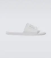 [Dolce & Gabbana] Dolce & Gabbana DG cutout slides AU 7 white