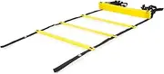 Prosource Fit Speed Agility Ladder 8, 12, and 20 Rung for Speed Training and Sports Agility Workouts with Free Carrying Bag