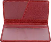 [FRCOLOR] PU Leather Car Registration and Insurance Card Holder Elegant Document Organizer with Multiple Slots for Organized Storage Durable Design for Women and Men