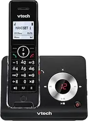 [VTech] MS3050 DECT Cordless Phone with Call Block, Answering Machine, Caller ID/Call Waiting, Volume Booster, Handsfree, Speed Dial, Backlit Display and Keypad
