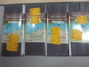 Lot of 4 packages Wrights wide bias tape Horizon blue