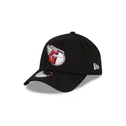Cleveland Guardians Black with Official Team Colours Logo 9FORTY A-Frame Snapback