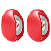 Nevenka 2 Pack Automatic Roll Earphone Cable Retractable Cord Winder-Red