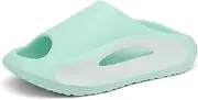 [Meik Mangni] Cloud Slides Men Women Platform Sandals With Comfortable Arch Support Pillow Slippers Non-Slip Lightweight Shower Shoes