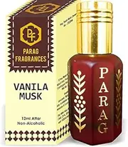 Generic Vanilla Musk Attar 1 Tola / 12ml (Crystal Series) (Limited Time Launching Offer Pack) Natural Distiled Attar/Alcohol Free Attar/Long Lasting Attar