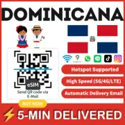 [eSIM] DOMINICAN eSIM Travel trip ESim Card tarjeta Dominicana eSIM viaje WIFI