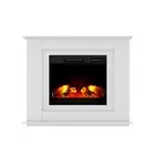 Electric Fireplace Fire Heater 2000W White Devanti